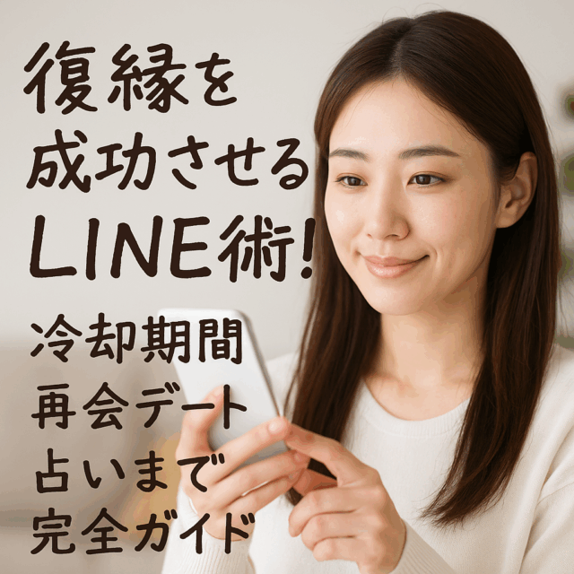 復縁を成功させるLINE術!冷却期間・再会デート・占いまで完全ガイド 復縁を成功させるLINE術!冷却期間・再会デート・占いまで完全ガイド