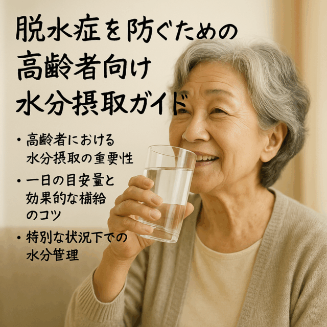 高齢者の脱水症対策と毎日の水分補給のコツ|家族で学ぶ高齢者の水分管理と最新ポイント 高齢者の脱水症対策と毎日の水分補給のコツ|家族で学ぶ高齢者の水分管理と最新ポイント