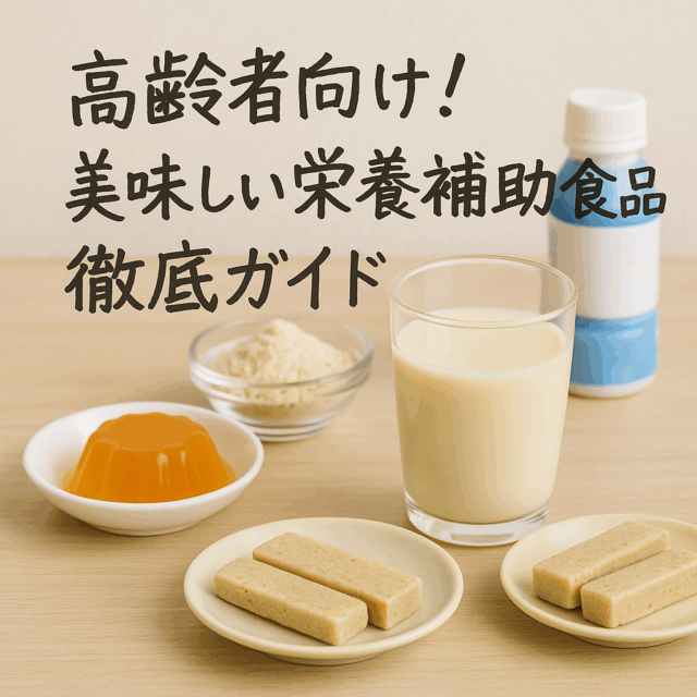 これで解決！高齢者の健康を守る栄養補助食品の選び方や活用法と注意点