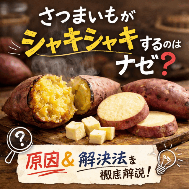 さつまいもがシャキシャキするのはなぜ？保存・調理・安全性・体験談・Q＆Aまで